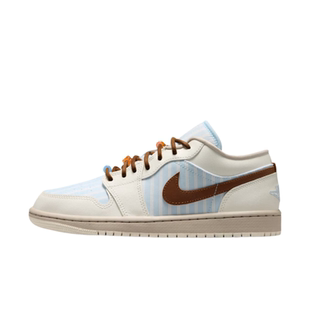 耐克女子AIR JORDAN 1条纹西装元素运动休闲篮球鞋IR7553 DC0774