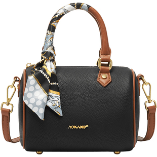 奥康波士顿枕头包女款婚包2026新款手提包大容量妈妈斜挎包单肩包