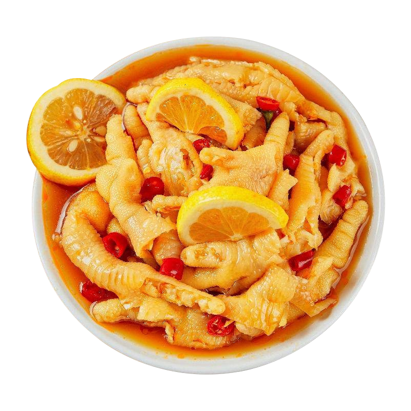 QT汉锦福酸辣脱骨鸡爪网红宿舍零食休闲即食品小吃