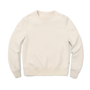 国棉壹厂经典修身圆领卫衣男女款春季纯棉美式复古风圆领卫衣