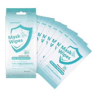 安睡美面罩卫士纸巾呼吸器儿童手口鼻面罩清洁杀菌消毒用去油湿巾