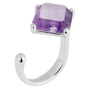 THEYKNOW宝石开口戒天然水晶高级感原创设计戒指ins潮生日礼物