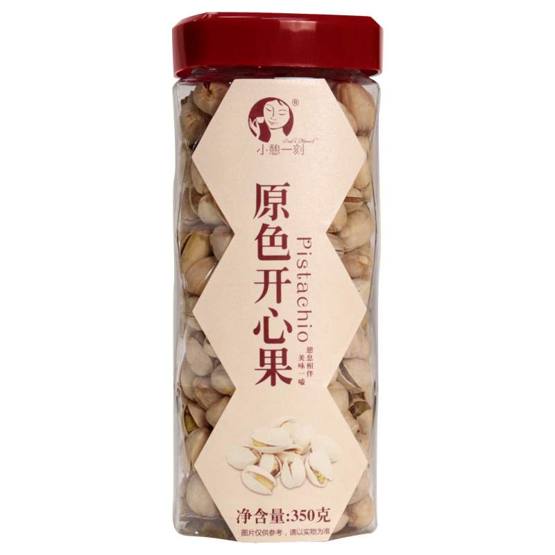 小憩一刻开心果原色无漂白罐装