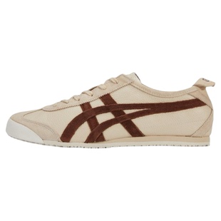 Onitsuka Tiger 鬼冢虎Mexico66米棕复古皮质慢跑鞋 1183B391-251