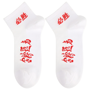 考试袜子男女金榜题名高考状元袜薄款中考加油励志逢考必过必胜袜