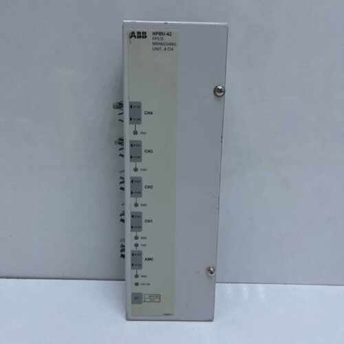 ABB NPBU-42 PPCS BRANCHING UNIT 4-CH 63986313