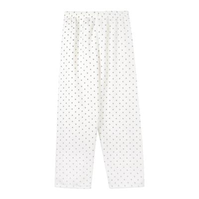 馨帮帮Homedress波点毛绒睡裤