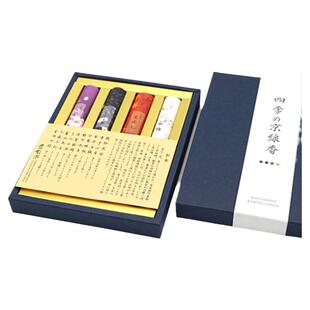 日本香彩堂四季印象礼盒八重樱沙罗双树家用室内香薰持久熏香