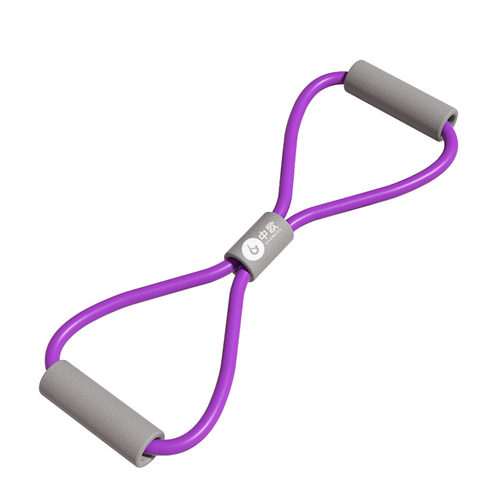 8字拉力器家用健身弹力带瑜伽器材女练开肩美背神器拉伸器瘦背绳