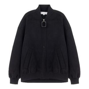 JW ANDERSON 男士黑色羊毛材质夹克外套银泰百货精品 301574