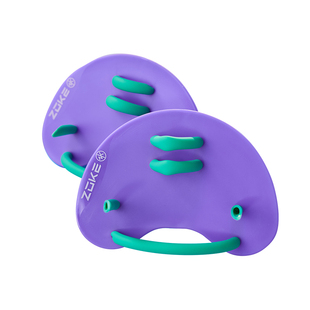 洲克手蹼划水掌月牙式儿童训练游泳装备自由泳蛙泳划臂初学者助泳