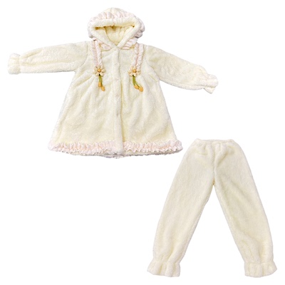 连帽新款长袖可爱加厚冬季珊瑚绒