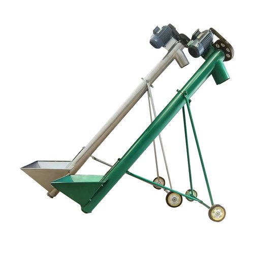 倾斜自动尿素螺杆螺旋输送机垂直提升上料机注塑机粉末提料养殖场