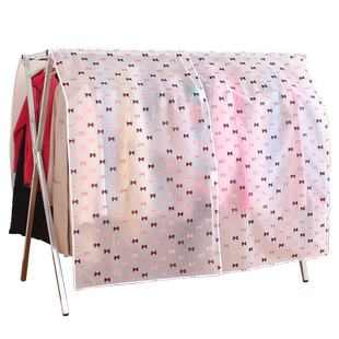 X晾衣架防尘盖布衣服收纳罩防尘罩透明衣罩西装套子挂式衣袋家用