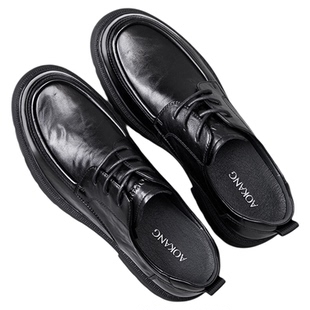 奥康 男鞋2026春季新款商务正装皮鞋男款厚底舒适商务通勤男皮鞋N