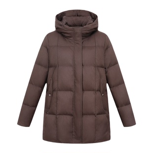 2026年冬季新款白鸭绒羽绒服外套40岁50阔太太女装时尚保暖防寒服