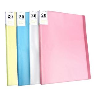 杰利 文件夹多层a3资料册40页透明插页袋可翻页儿童8开图纸画册夹奖状收纳册学生用海报美术作品定制印刷logo