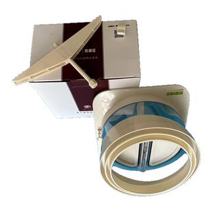 厨房ABS加厚油烟机止逆阀卫生间烟道风口止回阀止烟阀多口径通用