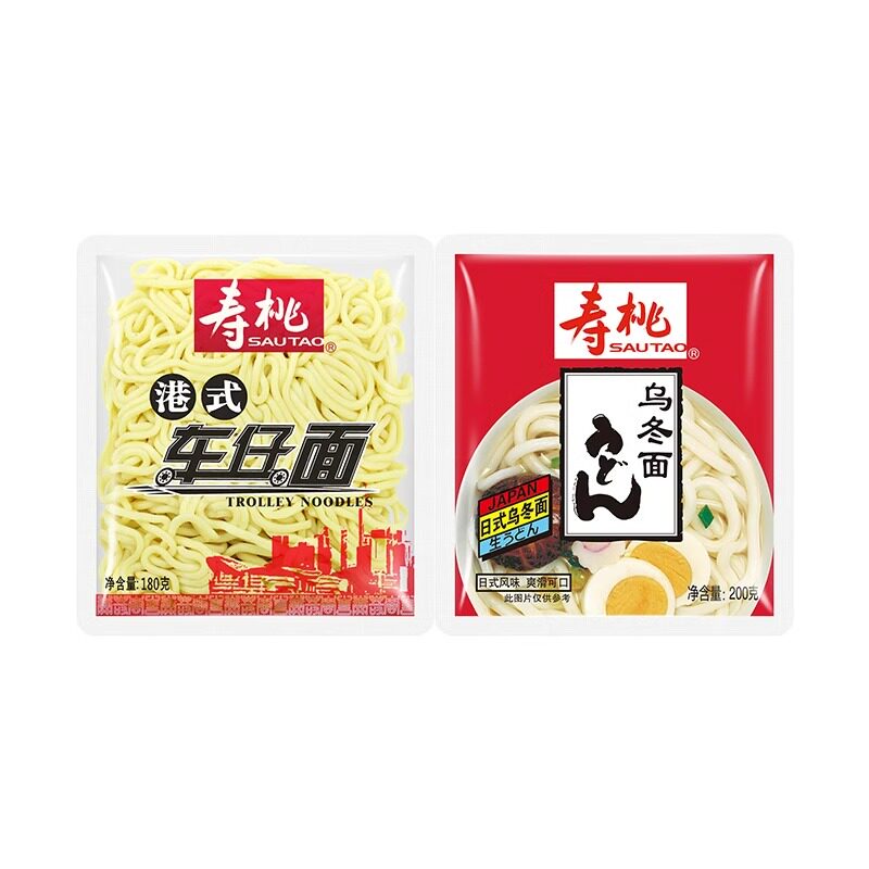 寿桃牌港式车仔面速食方便面