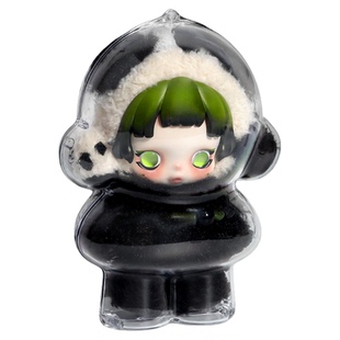 SP熊怠怠保护壳SKULLPANDA适用于泡泡玛特毛绒挂件保护罩防尘收纳