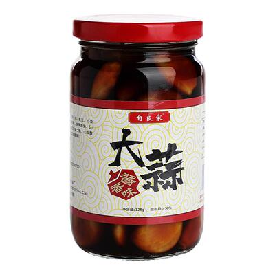 泡大蒜酱香酱油腌制蒜米微辣蒜头