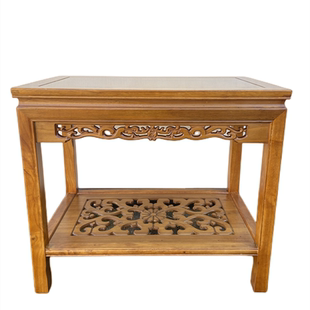 实木花架鱼缸架桌子茶几边几盆景架摆件桌工艺品奇石茶桌中式沙发