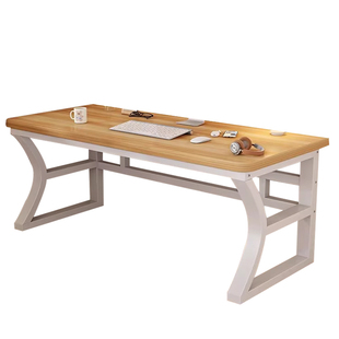 实木电脑桌家用台式办公桌学生学习桌简易书桌卧室电竞桌子工作台