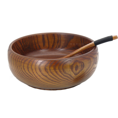 包邮实木大号木钵木碗送大木