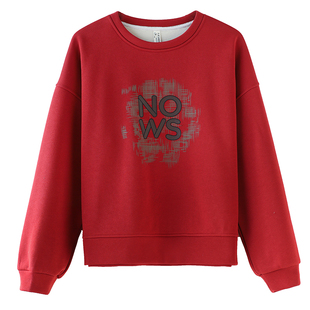 秋装卫衣女款2025新款爆款春秋季薄款小个子宽松遮肉显瘦无帽上衣