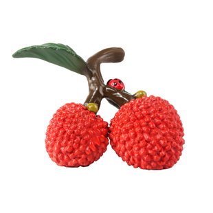 铜荔枝摆件 《红利》 新中式桌面装饰品 铜工艺品手把件 送礼礼物