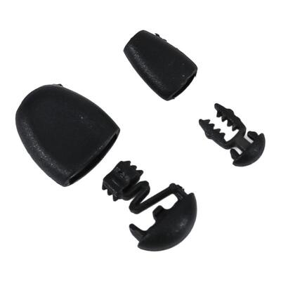 可拆卸夹扣鞋卡扣绑固定器弹力帽扣冲锋衣免系鞋带羽绒服收口尾夹