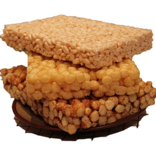 东北老式爆花糖焦红糖爆米花冻米糖大米酥零食炒玉米花传统香酥果