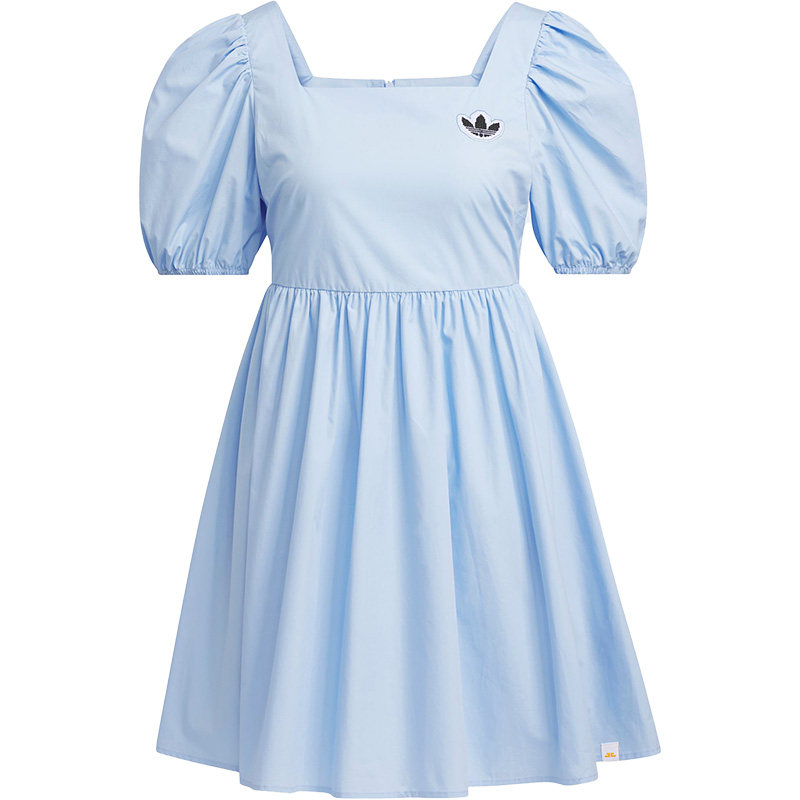 Adidas/阿迪达斯正品三叶草新款女子运动灯笼袖连衣裙IP1773