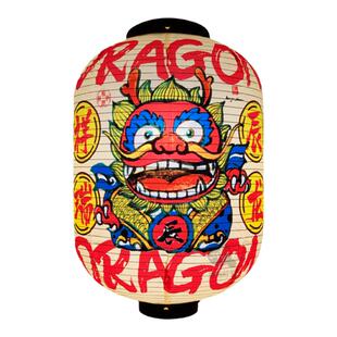 中式国潮风十二生肖辰龙新年节庆装饰室内纸灯笼喜气大红拍照手提