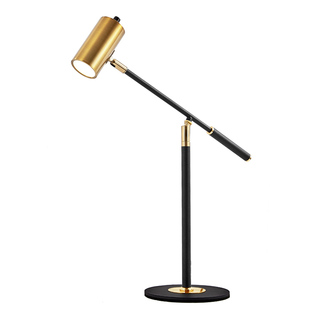 北欧办公书房设计师美式书桌商务电脑桌轻奢创意工作专用长臂台灯