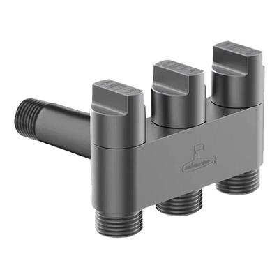 潜水艇加长一进三出角阀三出水多功能分水阀独立开关洗衣机水龙头