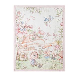 【艺术家联名】嫚熙婴儿盖毯小凉风蚕丝纱布盖毯婴儿车盖毯安抚毯