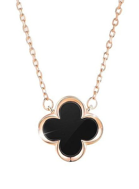 新款幸运四叶草项链女ins小众设计高级时尚吊坠甜酷风锁骨链饰品