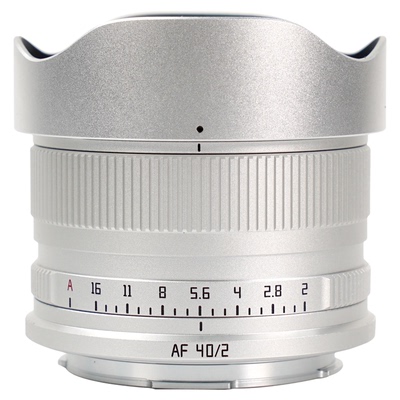 铭匠AF 40mm F2银色全画幅大光圈定焦自动镜头松下LS9索尼E尼康Z
