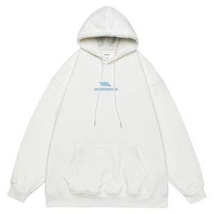 GOGOSOON加绒连帽卫衣男430g新款2025秋冬休闲青少年带帽宽松百搭