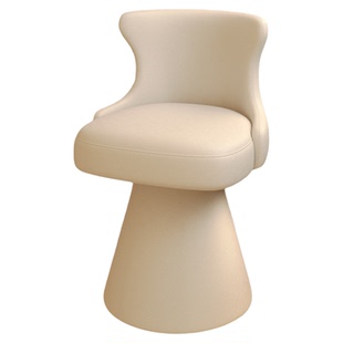 卧室化妆凳轻奢高级感矮凳奶油风梳妆凳客厅茶几凳门口旋转换鞋凳