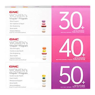 GNC健安喜每日营养包女性男士复合维生素304050+临期清仓特价