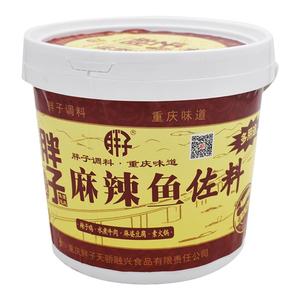 重庆特产胖子麻辣鱼佐料3kg桶川菜餐馆大包装多用途胖子鱼调料