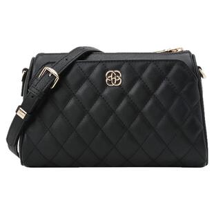 HONGU/红谷包包女菱格包小香风牛皮斜挎包链条时尚百搭单肩包百搭