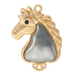 非遗宋锦中国风十二生肖动物挂件DIY手工吊坠压襟配件马项链材料