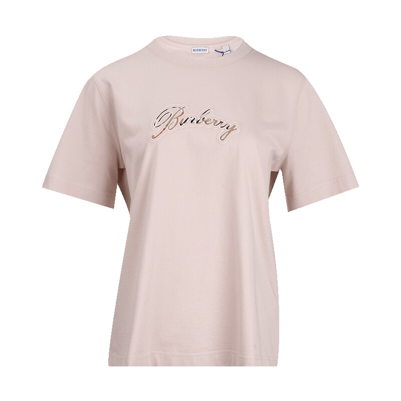 BURBERRY/博柏利针织领口T恤女士