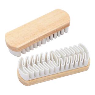 麂皮绒鞋刷家用绒面橡皮擦皮面清洁洗鞋刷专用翻毛皮软毛擦鞋刷子