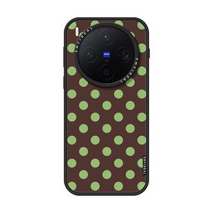 适用vivox300ultra/oppofindx9手机壳X300Pro磁吸保护套200新款简约小众ProMini防摔绿色波点外8s+好看高级感