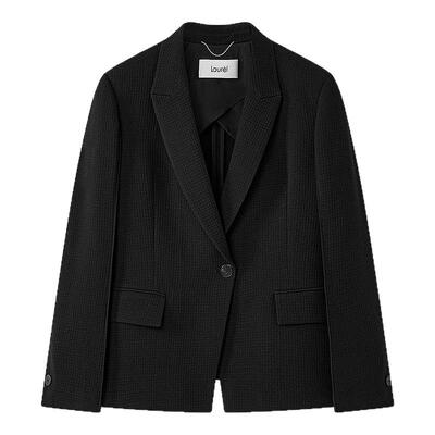 【立体千鸟格羊毛料】Laurel劳芮新款新款智感西装LWL363T01800