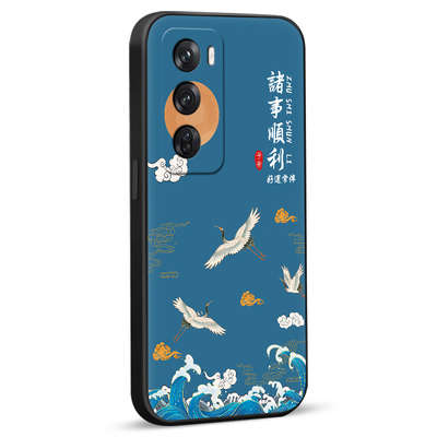 秋昊适用于opporeno12网红手机壳opooreno12中国风pjv110软硅胶opp0reno12保护套reno12小众ins防摔0pporeno1